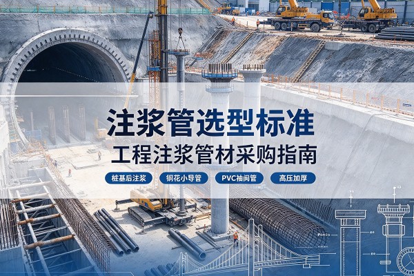 涪城注浆管选型标准
