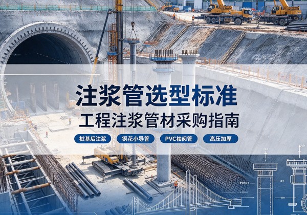 涪城注浆管选型标准